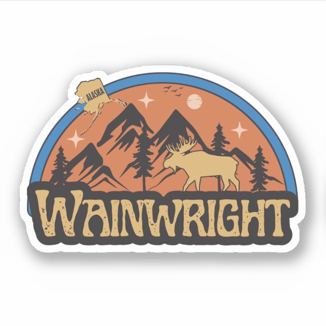 Adesivo de Wainwright, Alasca (Frente)
