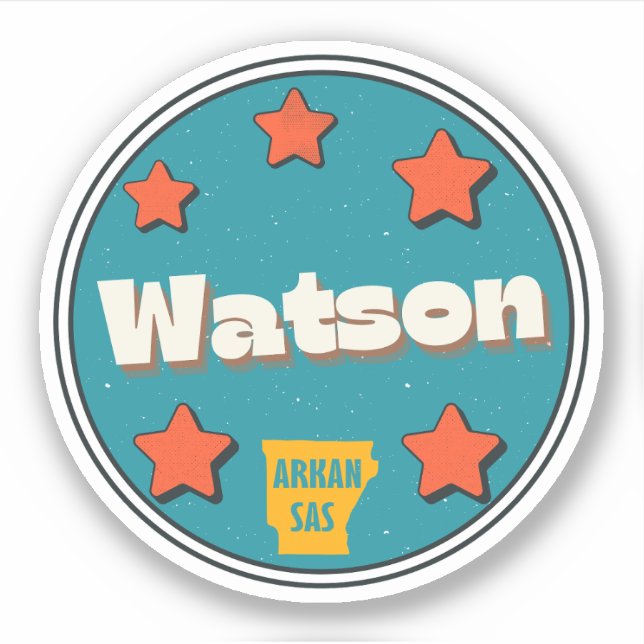 Adesivo de Watson, Arkansas (Frente)
