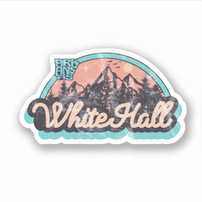 Adesivo de White Hall, Arkansas (Frente)