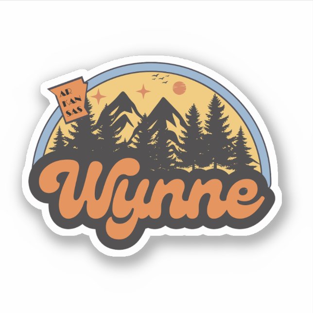 Adesivo de Wynne, Arkansas (Frente)
