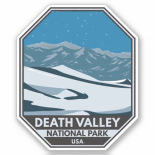 Adesivo Death Valley National Park Night Sky Vintage