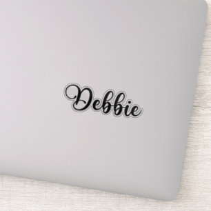 Adesivo Debbie Name - Caligrafia manuscrita