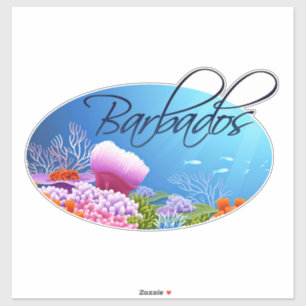 Adesivo Decal de Barbados