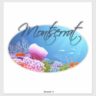 Adesivo Decal de Montserrat