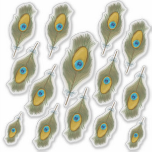 Adesivo Decal de Pavão