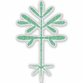 Adesivo Decal de vinilo com faixa verde