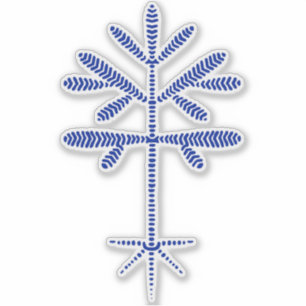 Adesivo Decal de vinilo com fita azul