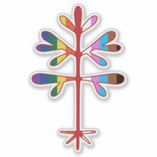 Adesivo Decal de vinilo com sapling de orgulho