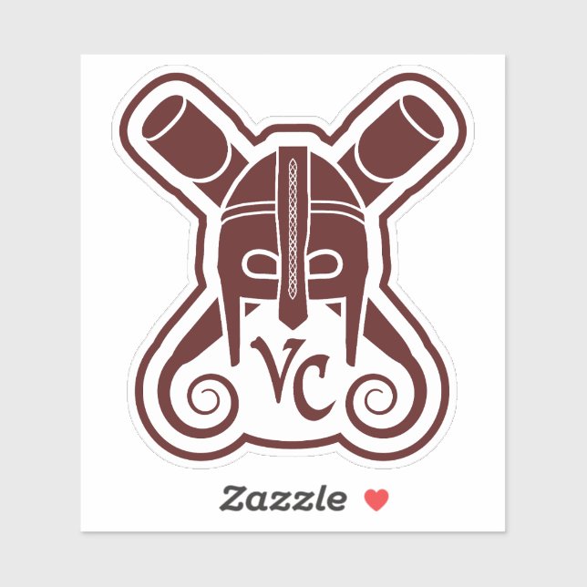 Adesivo Decal do Logotipo Helm VCman (Folha)