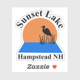 Adesivo Decal do Sunset Lake Vinyl