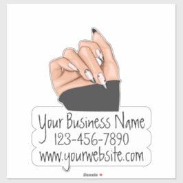 Adesivo decal do Unhas Business