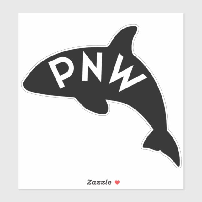 Adesivo Decal Orca PNW (Folha)