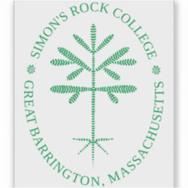 Adesivo Decal retangular de vinilo verde