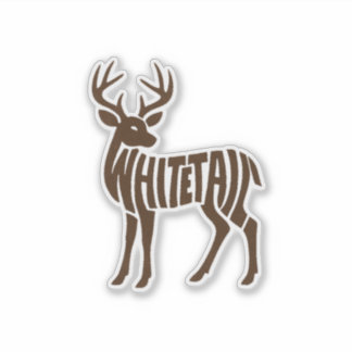 Adesivo decalque WHITETAIL