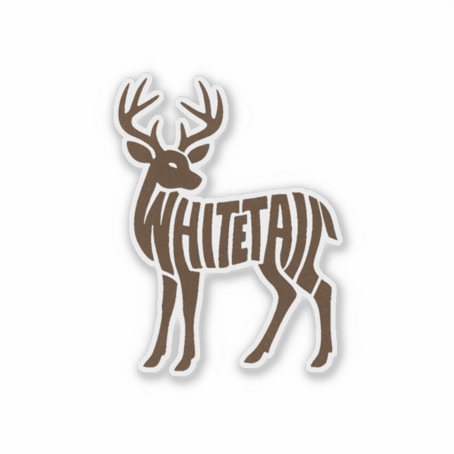 Adesivo decalque WHITETAIL (Frente)