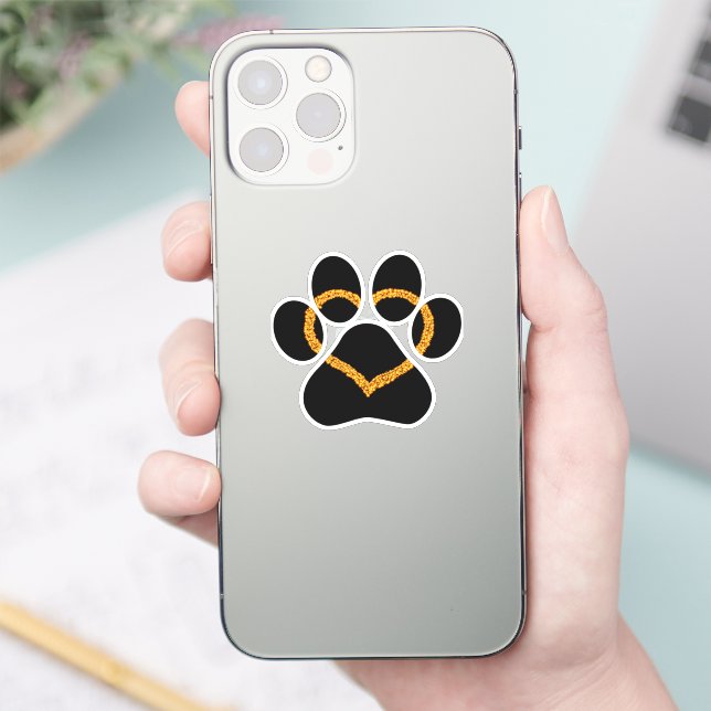 Adesivo Decano Do Carro De Vinilo Com Puppy Love (Telefone)