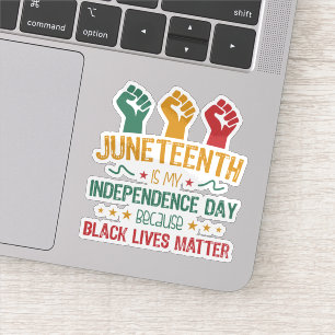 Adesivo Décimo Junho é o Dia da Independência Afro-America