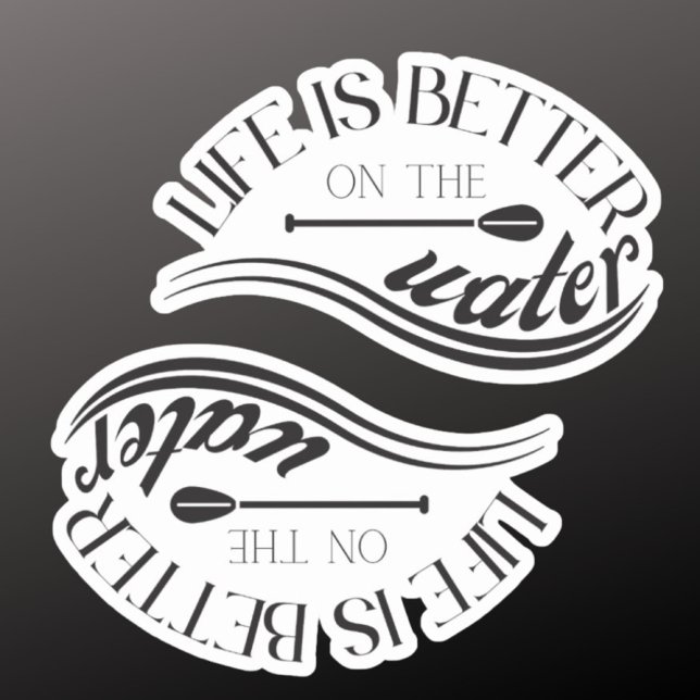 Adesivo decoração de stand up paddling (Criador carregado)