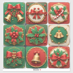Adesivo Decorações Festivas de Natal