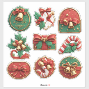 Adesivo Decorações Festivas de Natal