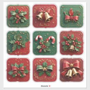 Adesivo Decorações Festivas de Natal