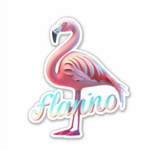 Adesivo Decorar com Flamingo Stickers