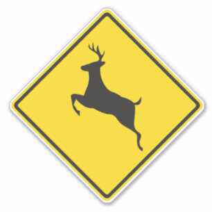Adesivo Deer Crossing