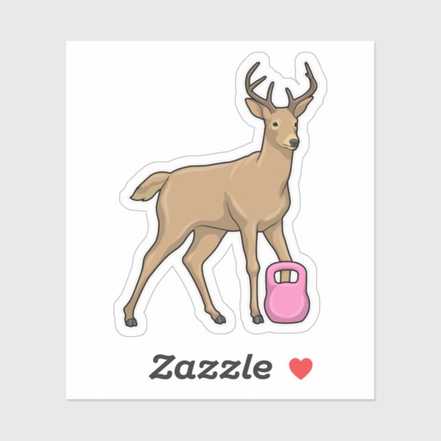 Adesivo Deer Malhação Dumbbell (Folha)