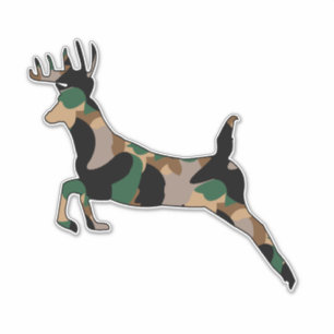 Adesivo Deer, vida selvagem, Buck, Camo Reindeer,