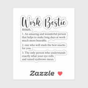 Adesivo Definição De Bestimento De Trabalho, Presente Para