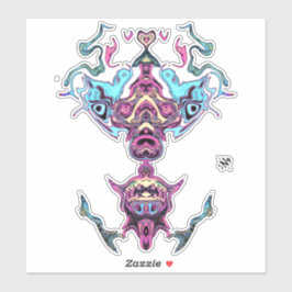 Adesivo Deidade de Praia do Ídolo