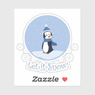 Adesivo Deixe Neve! (Pinguim)