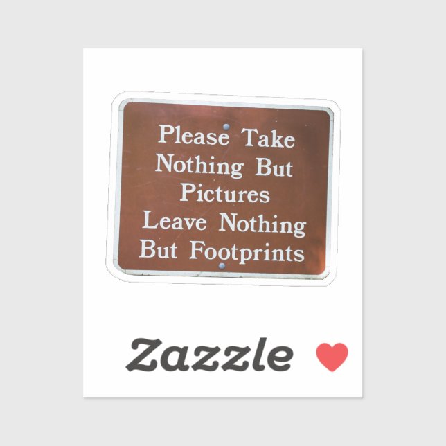 Adesivo Deixe-o melhor do que você achou (Folha)