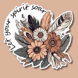 Adesivo Deixe seu espírito soar à prova d'água