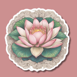 Adesivo Delicar Lotus Flower Watersafe