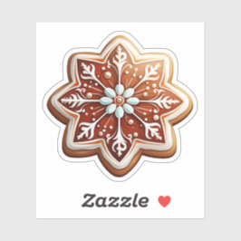 Adesivo Deliciosos Nesserts de Natal Star Incrível Cookie