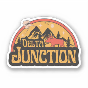 Adesivo Delta Junction, Alaska Sticker