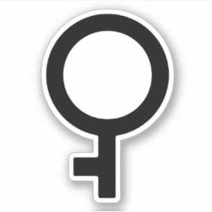 Adesivo Demigirl - Símbolo de Gênero