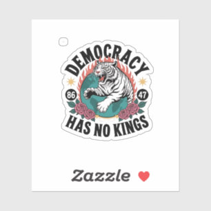 Adesivo Democracia Não Tem Kings 86 47 Tigre