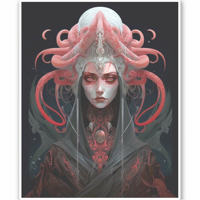 Adesivo Demon Queen Fantasy Art (Frente)