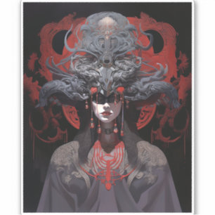 Adesivo Demon Queen Fantasy Art