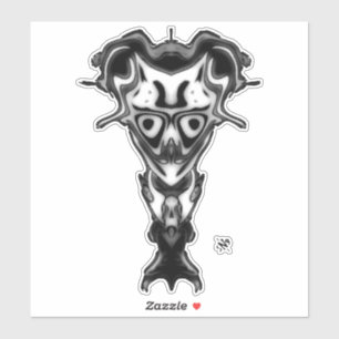 Adesivo Demônio do busto do submundo v0.3