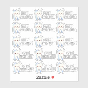 Adesivo Dentista Compromisso Dente