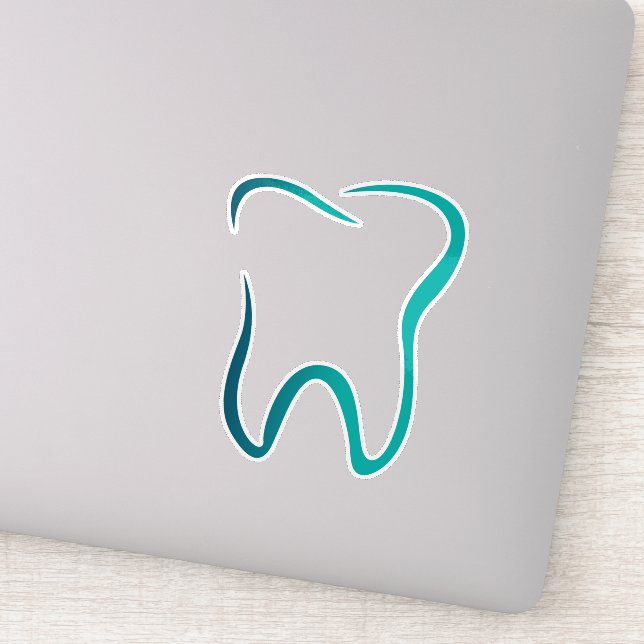 Adesivo Dentista dentária Imagem Médica (Detalhe)