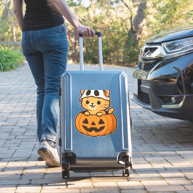 Adesivo Dentro de Gatinho de abóbora Clássica T-Shirt (Mala Insitu)