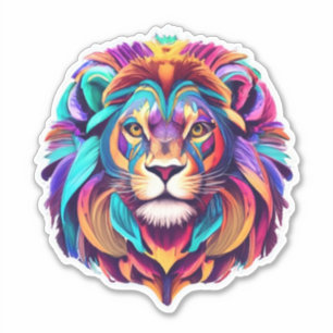 Adesivo Dentro do Sticker Pack com tema Lion Selvagem