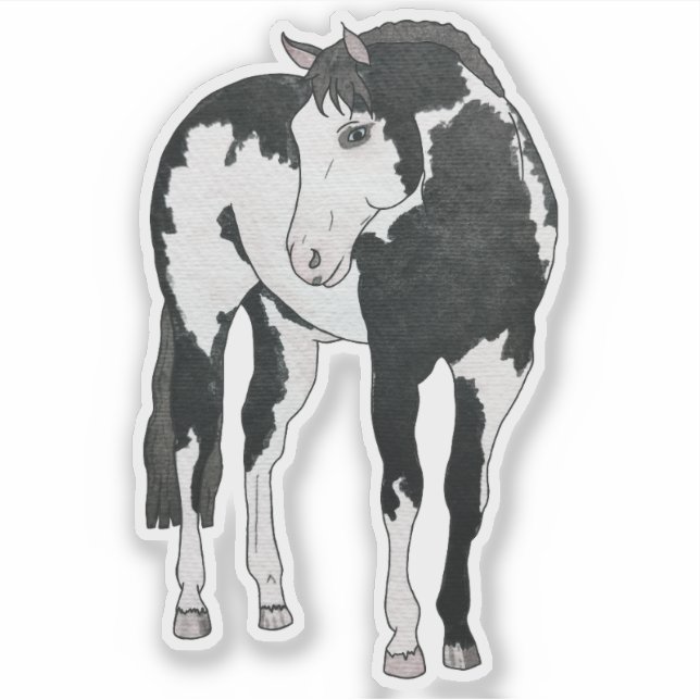 Adesivo Derramar de tinta (Frente)