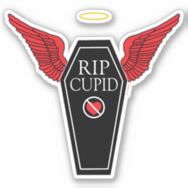 Adesivo Descanso Anti-Dia de os namorados Em Paz Cupido