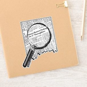 Adesivo Descubra as Maravilhas Ocultas - Vidro de Ampliaçã