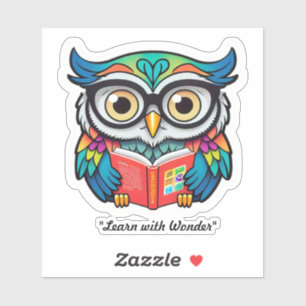 Adesivo "Descubra novos livros"